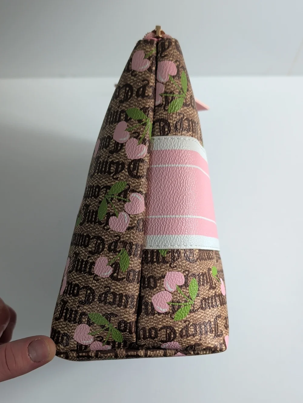 Juicy Couture Logo Cherry Cosmetic Bag & Travel Bottle